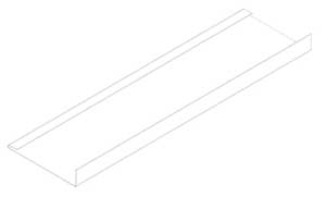 3.5" Trim Board 10' - Steel Polar White Enamel